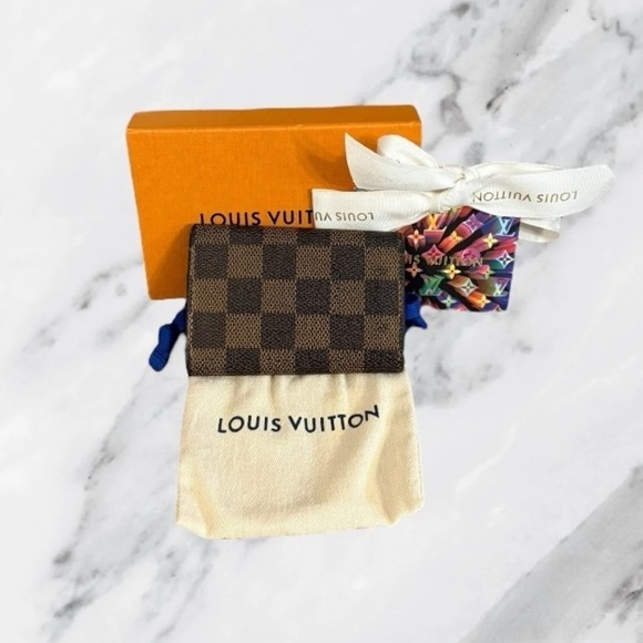 Louis Vuitton Damier Ebene Key Holder Box Dusty - Picture 2 of 15